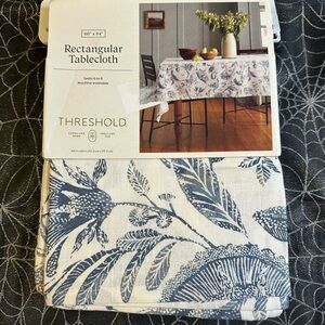 Threshold Blue and White Botanical Table Linen